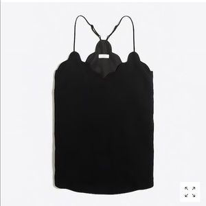 EUC J. Crew ScalLoped Cami Top